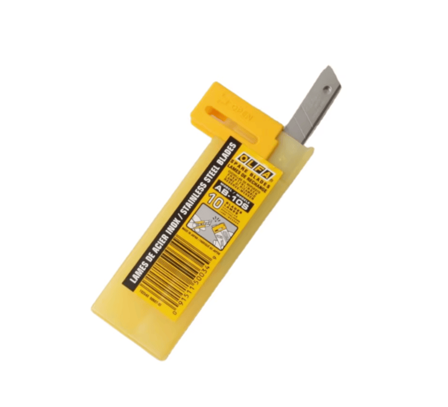 Japan OLFA 60° 9 mm Carbon Steel Blade 10 pcs/pack