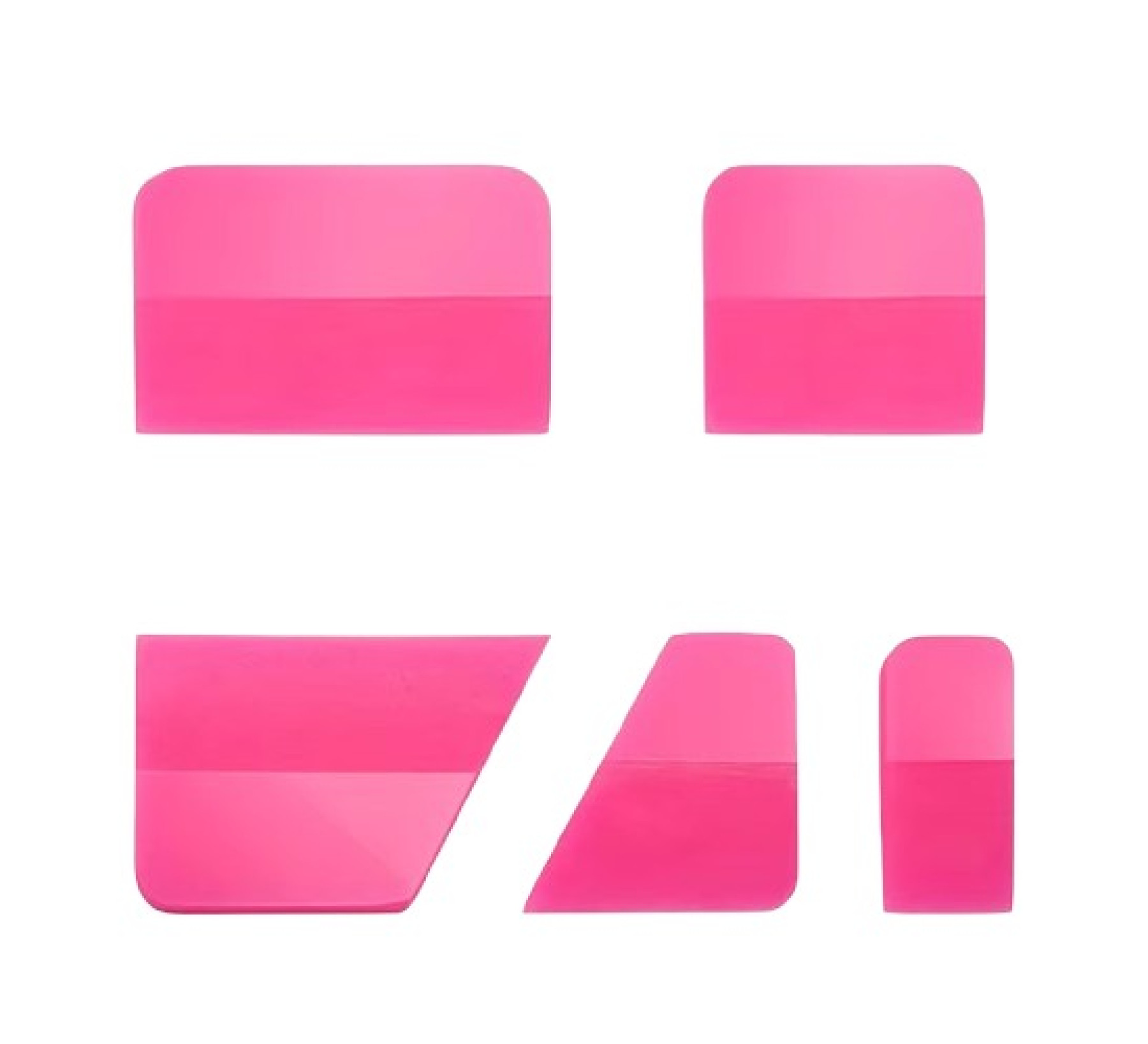 PPF Squeegees, pink 5 pcs. / pack