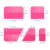PPF Squeegees, pink 5 pcs. / pack